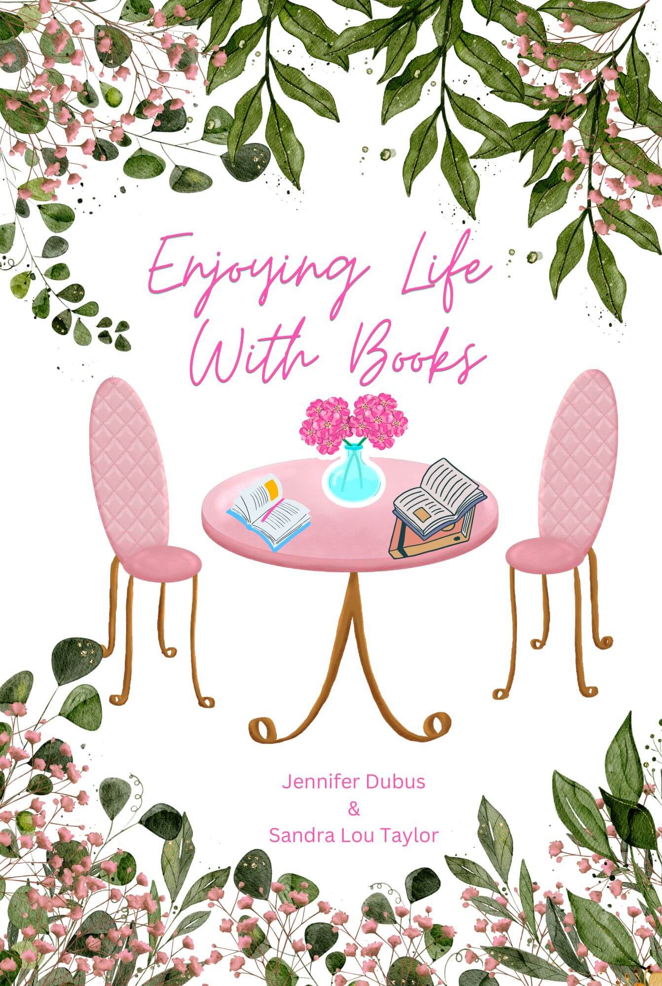 Pink table and chairs